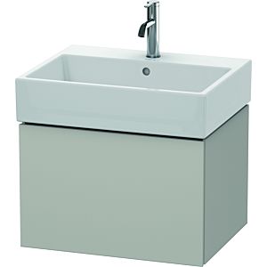 Duravit L-Cube vanity unit LC617500707 58.4x 45.9 cm, concrete gray matt, 2000 pull-out, wall-hung