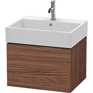 Duravit L-Cube Waschtisch-Unterschrank LC617502121 58,4x 45,9 cm, nussbaum dunkel, 1 Auszug, wandhängend