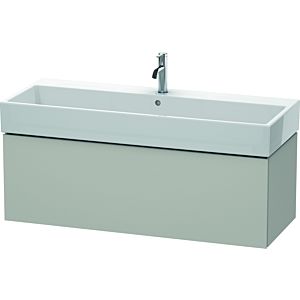 Duravit L-Cube vanity unit LC617900707 118.4x 45.9 cm, concrete gray matt, 2000 pull-out, wall-hung