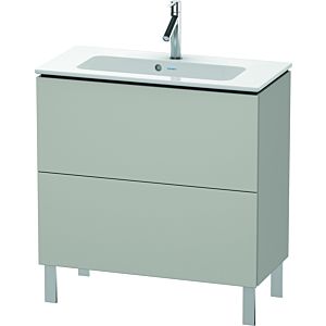 L-Cube Duravit vasque LC667400707 82 x 39, 2000 cm, gris béton mat, 2 coulissants, debout