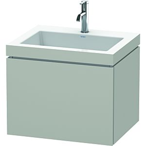 Duravit L-Cube Waschtisch-Unterschrank LC6916O0707 60 x48 cm, 1 Hahnloch, betongrau matt, 1 Auszug