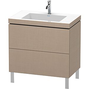 L-Cube Duravit vasque LC6937O7575 80 x 48 cm, trou pour robinet match2, lin, 2 2000