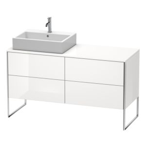 Duravit XSquare Duravit XS4923L2222 1400x538x548mm, 4 coulissants, gauche, blanc brillant