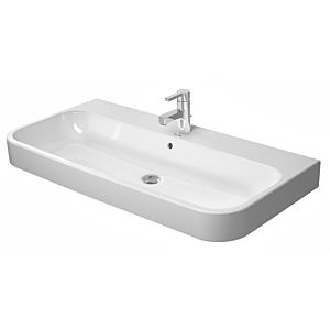 Duravit Happy D.2 Möbel Waschtisch 2318100027 100 x 50,5 cm, weiss, 1 Hahnloch, geschliffen