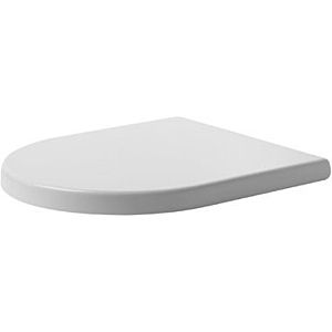 Duravit Starck 3 WC-Sitz 0667790000 weiss, Scharniere Edelstahl, mit Absenkautomatik