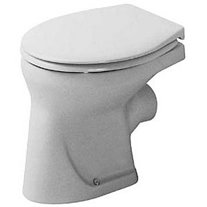 Duravit Duraplus Stand Flachspül WC 0106090000 weiss, Abgang waagerecht, für Kinder, Bambi