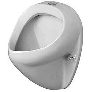 Duravit Design Classics Urinal Universal Jim 0850350007 top inlet, 345 x 350 mm, with fly, white high gloss