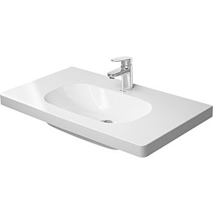 Duravit D-Code Möbelwaschtisch  03528500002 ohne Überlauf, weiss, 85 x 48 cm