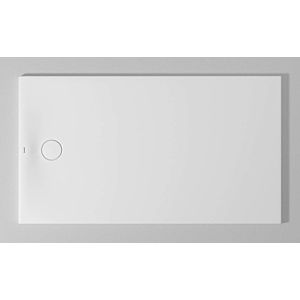 Duravit Receveur de douche rectangulaire Tempano 720208000000000 160 x 90 x 5 cm, au ras du sol, blanc