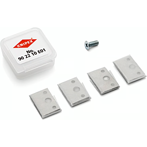 KNIPEX Knife Set 4003773087564 Plastic Pipe Cutter, Set with 8 Replacement Blades