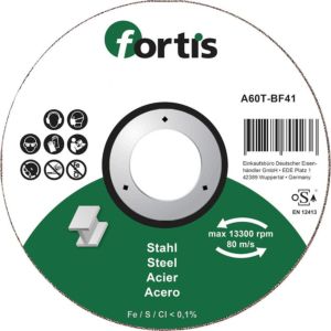 FORTIS cutting disc 4317784704281 125 x 2.5mm, offset