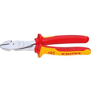 KNIPEX Kraft-Seitenschneider 7406180 Mehrkomponenten-Griffen KNIPEX