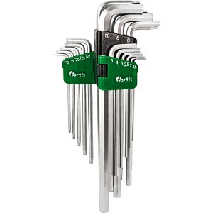 Jeu de clés Allen FORTIS 4317784729918 support plastique 18 pièces