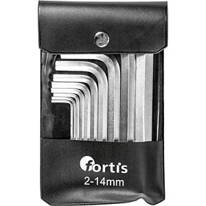 Jeu de clés Allen FORTIS 4317784729987 10 pièces 2-14 mm