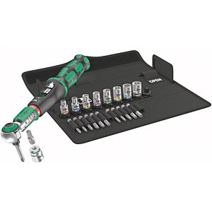 Wera torque wrench set 4013288223043 23-piece 2-12Nm 1/4&quot; bit holder