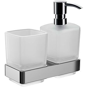 Emco Loft Glashalter 053100100 chrom, Glashalter und Flüssigseifenspender