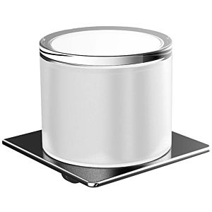 Emco Art Flüssigseifenspender 162100102 chrom, mit Stülpbecher, Glas satiniert, ca. 155 ml