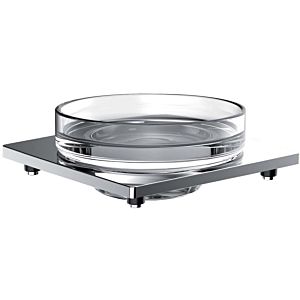 Emco Liaison Seifenhalter für Reling 183000102 chrom, Kristallglas klar