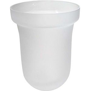Emco Barolo Glasteil 221500090 Kristallglas  satiniert, für WC-Bürstengarnitur