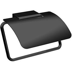 Emco Flow paper holder 270013301 black, with lid