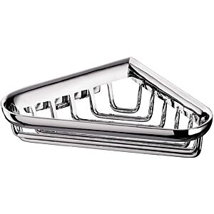 Emco corner soap basket System 2 354500100 chrome, with concealed wall mounting