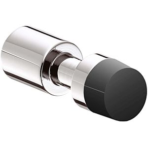 Emco System 2 crochets 357721200 chromé / noir, avec tampon de porte