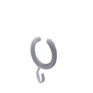 Emco System 2 Duschvorhangringe 358713900 weiss, 10er Set