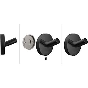 Emco Round towel hook 437513300, 40 × 50 × 50 mm, black