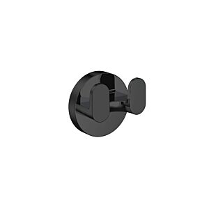 Crochet porte-serviettes double rond en forme de C Emco 437513302 50 mm, noir