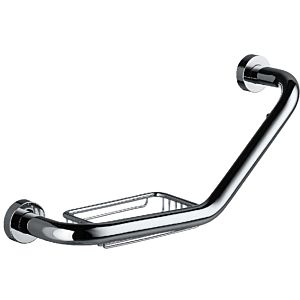 Emco Wannengriff Rondo 2 457100100 mit Seifenkorb, Montage links/rechts,chrom