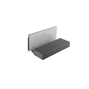 Emco mirror door handle 949700590 black-chrome brushed, without logo