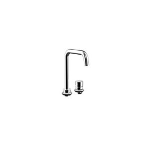 Emco Evo 2-hole washbasin tap 958300102 chrome, with rotary/tilt lever, suitable for washbasin 9577 114 62