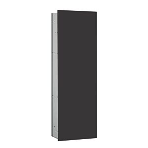 Emco asis 2.0 Unterputz-Schrankmodul 972227512 966mm, mit Glastür, Glasfront, schwarz hochglanz