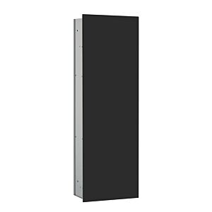 Emco asis 2.0 Unterputz-Schrankmodul 972228512 966mm, mit Glastür, Glasfront, Glasfront, schwarz matt