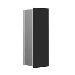 Module collecteur de déchets encastrable Emco asis 2.0 975328501 170 x 497 mm, façade en verre, noir mat