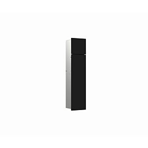 Emco Asis Pure concealed toilet brush set 975551401 170x730mm, right hinge, matt black