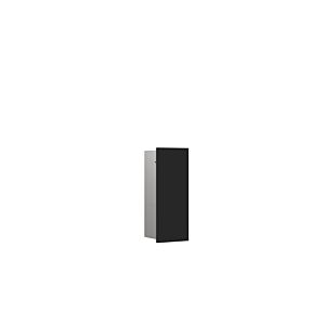 Emco Asis pure concealed toilet brush set module 975551405 170x435mm, door hinge right, matt black