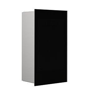 Emco asis pure  Unterputz-Abfallsammler-Modul 975527513 250x436mm, mit Glasfront, schwarz hochglanz