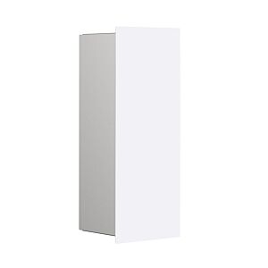 Emco asis pure  Unterputz-Abfallsammler-Modul 975528412 170x436mm, mit Glasfront, Glasfront, weiß matt