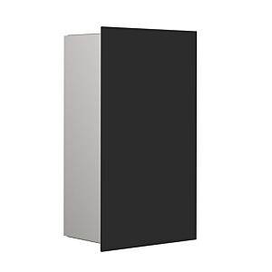 Emco asis pure  Unterputz-Abfallsammler-Modul 975528513 250x436mm, mit Glasfront, Glasfront, schwarz matt