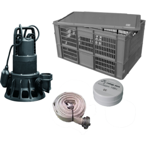 Ewuaqua iFlut kit anti-inondation pompe d&#39;inondation 10202 motopompe submersible, 8 cmb/h, tuyau C 15m