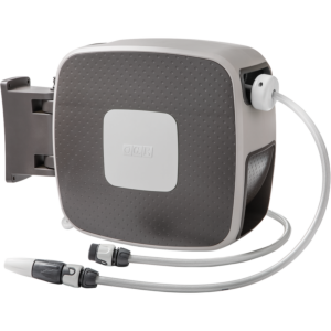 Ewuaqua Wandschlauchbox 72098 35 m, 1/2" gewebeverstärkter Schlauch, automatisch