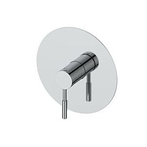 Fukana stile Brausearmatur 24566750 rund, chrom, Fertigmontageset, 1 Verbraucher