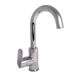 Fukana trend basin mixer 2757440 high spout, with waste set, chrome