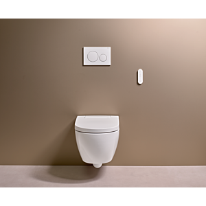Geberit AquaClean Alba WC-lavant sans rebord 146350011 blanc KeraTect, système complet