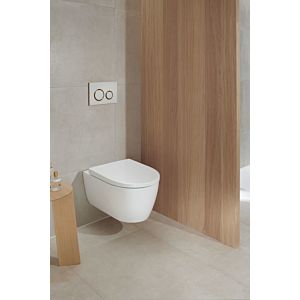 Geberit iCon WC-Set mit WC-Sitz spülrandlos 501664008 36x53 cm, weiß KeraTect