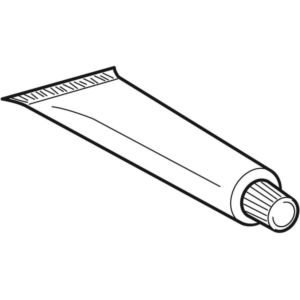 Geberit adhésif 956135001 pour coller les feuilles de rinçage en PVC, tube