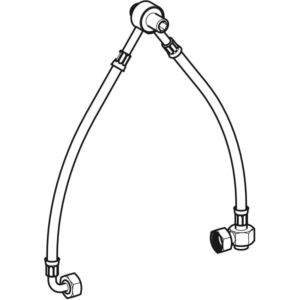Geberit Spülschlauch für Urinalsteuerung 599076000 Typ 500, Sensonal