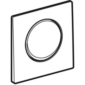 Geberit BetPl. HyTouch UR Mambo für 241913FW1 UR- Steuerungen ab 2009, Edelstahl