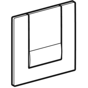 Geberit BetPl. HyTouch UR Tango for 241914111 UR controls from 2009, alpine white